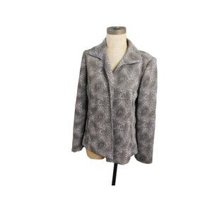 Chico's Size S Small (0) Reptile Print Blazer Jacket EUC